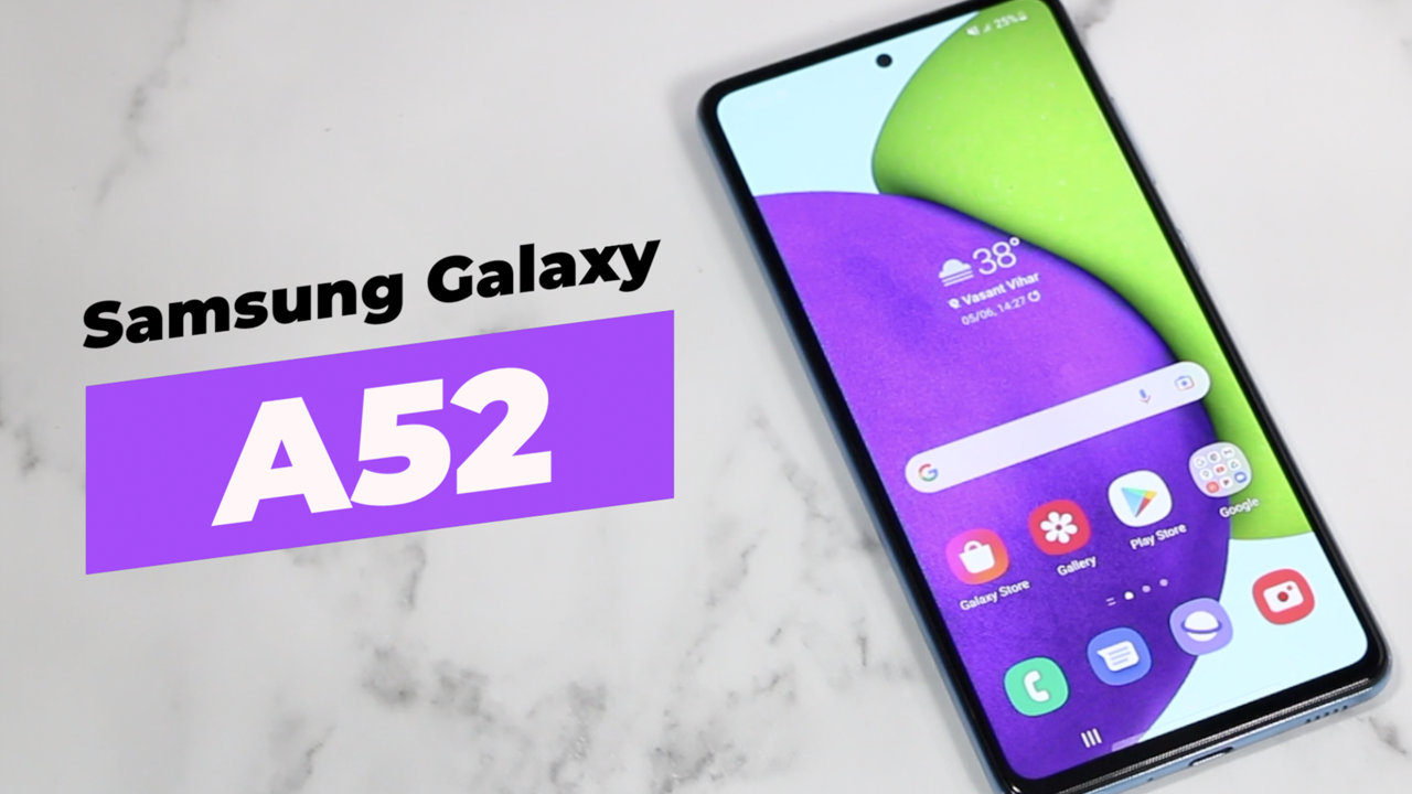 Samsung Galaxy A52 (Blue, 8GB RAM, 128GB Storage) with No Cost EMI